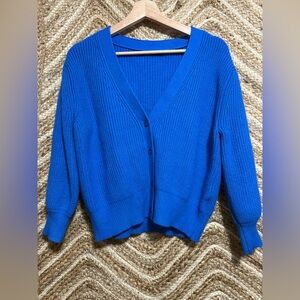 Deluc Blue Women's Cardigan Sweater